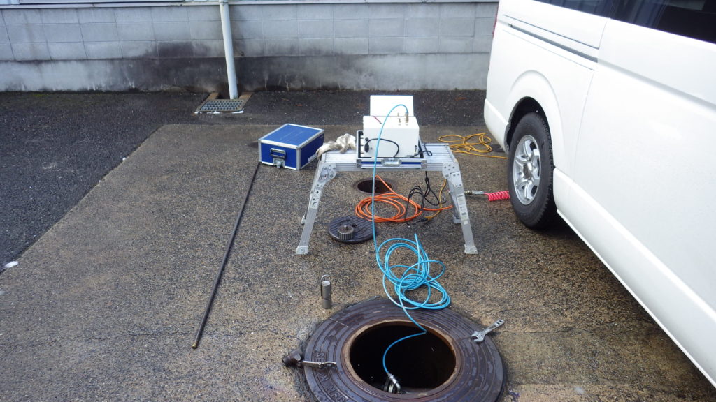 奈良県重油地下タンク法定点検画像